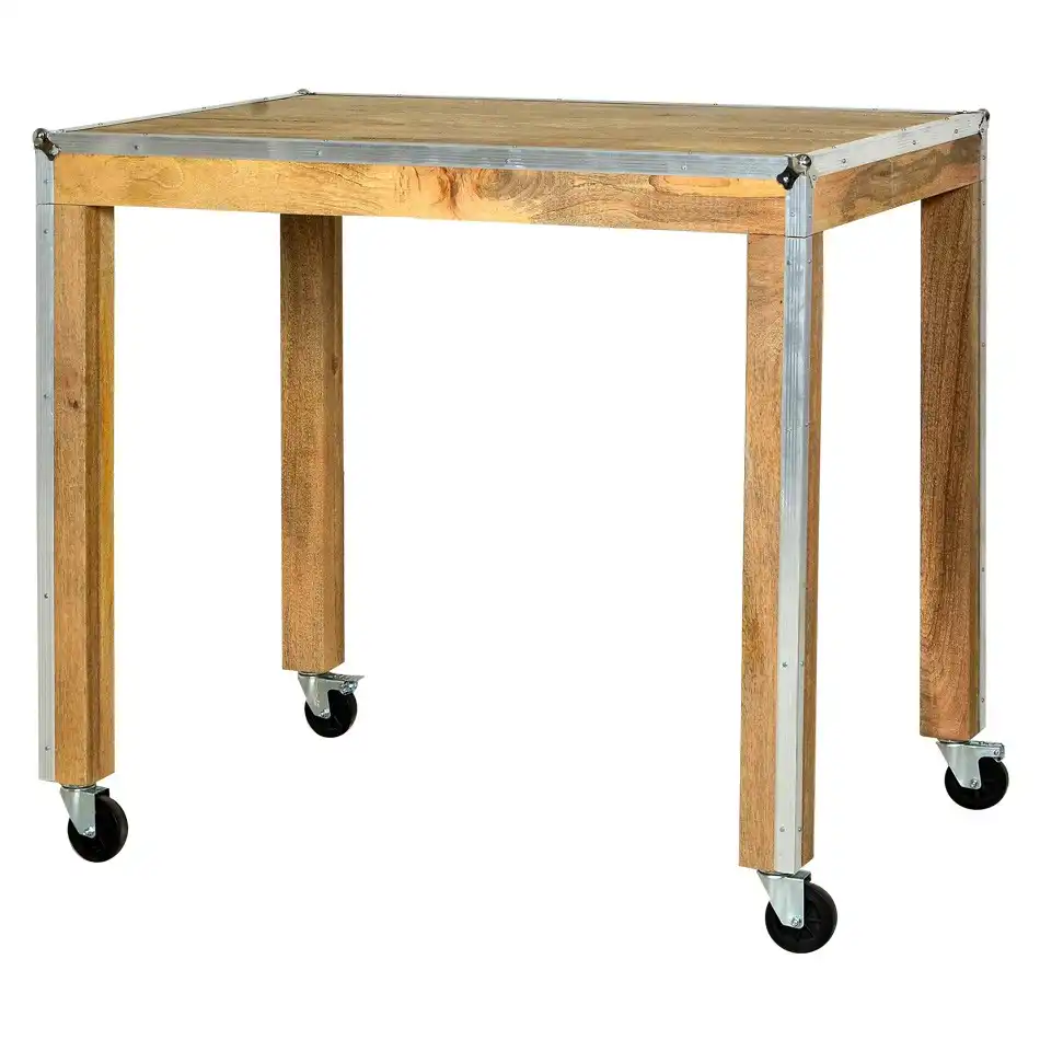 Roadie Chic Reclaimed Table on Wheels (Knock Down) - popular handicrafts